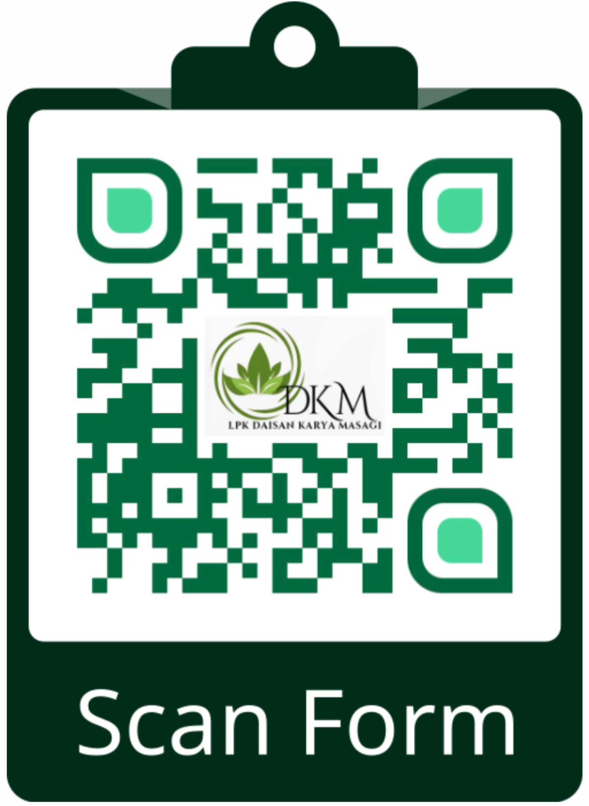 QR code form pendaftaran